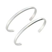 ≪white clover/ホワイトクローバー≫ペアバングル ステンレス