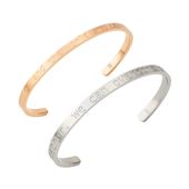 ≪white clover/ホワイトクローバー≫ペアバングル ステンレス