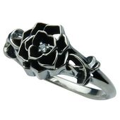 ≪DEAL TEARS/ディールティアーズ≫シングルグリッドローズリング(SV)