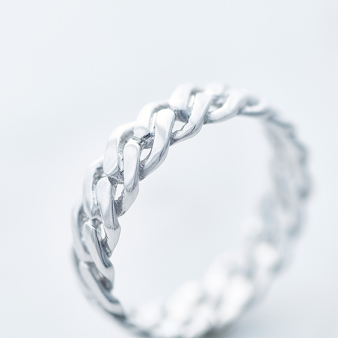 ≪Crescent Luna/クレセントルナ≫ CADENA RING /カデナリング SILVER