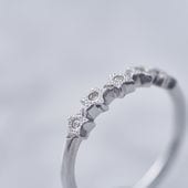 ≪Crescent Luna/クレセントルナ≫ METEORITO RING /メテオリトリング  SILVER