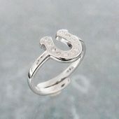 ≪Crescent Luna/クレセントルナ≫HERRADURA RING/ヘラデュラリング SILVER
