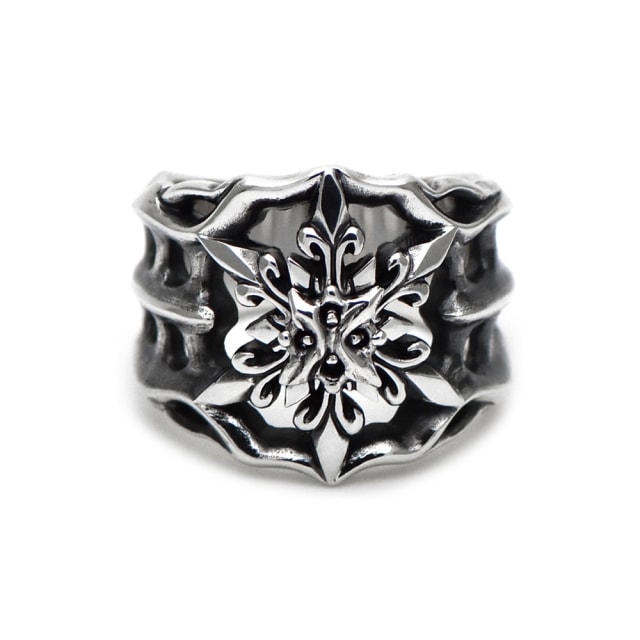 ≪cooldust≫- snowflake ring - SS