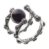 ≪Artemis Kings/アルテミスキングス≫オニキスローズスターイヤーカフ/片耳分