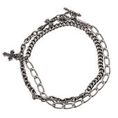 ≪Artemis Classic/アルテミスクラシック≫クロスミックスTバーダブルブレスレット