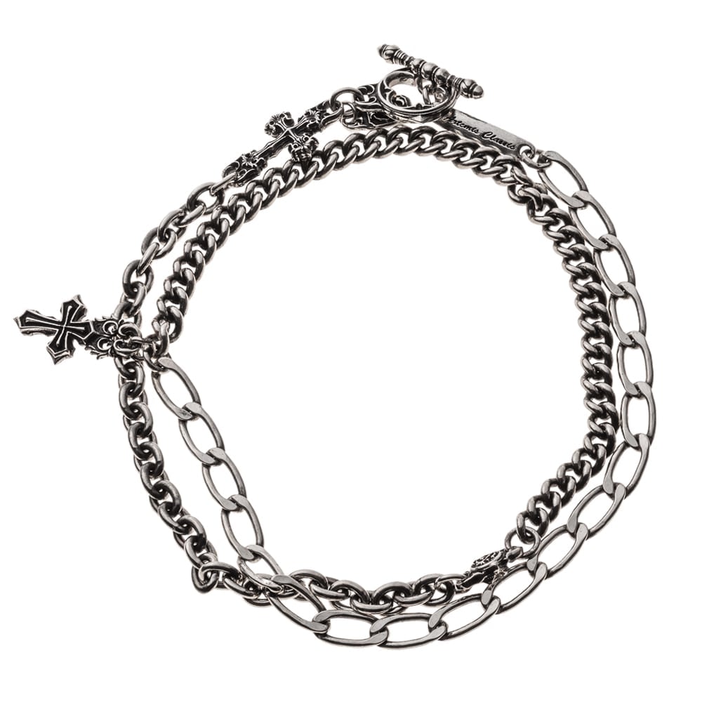 ≪Artemis Classic/アルテミスクラシック≫クロスミックスTバーダブルブレスレット