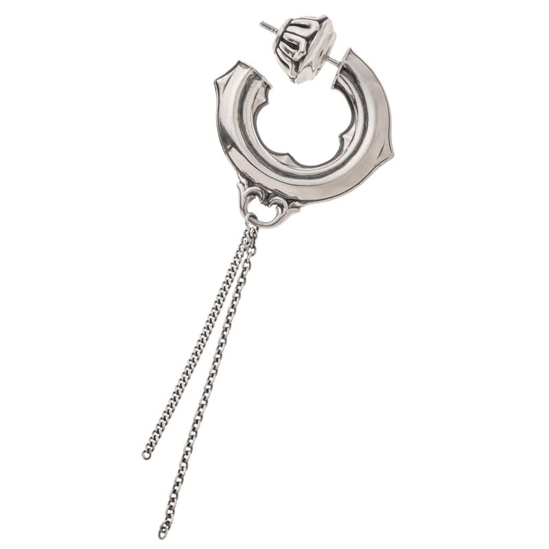 ≪Artemis Classic/アルテミスクラシック≫ダブルチェーンフープピアス 片耳分