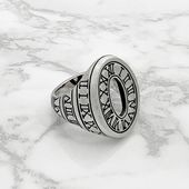 ≪Mad Graffiti/マッドグラフィティ≫アブソリュート アラウンドサークル”M”リング ブラック 