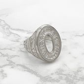 ≪Mad Graffiti/マッドグラフィティ≫アブソリュート アラウンドサークル”M”リング ホワイト