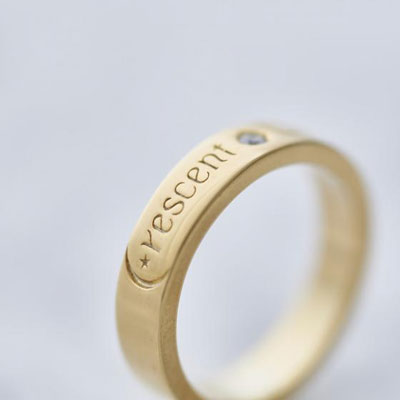 ≪Crescent Luna/クレセントルナ≫CRESCENT LUNA RING/クレセントルナリング GOLD