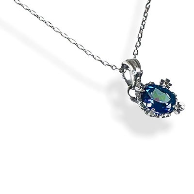 ≪Artemis Kings/アルテミスキングス≫オーバルクラウンペンダント　ミスティックトパーズ