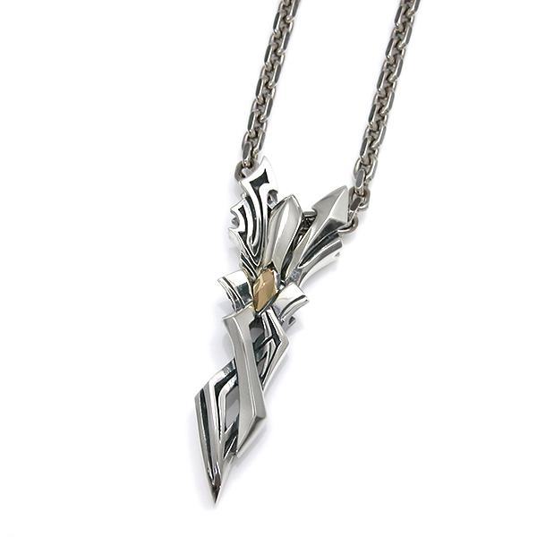 ≪DAgDART/ダグダート≫【L a S】シルバー×ゴールドペンダント