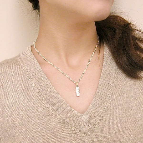 ≪DAgDART/ダグダート≫【Prece】選べる誕生石　アラベスク シルバーペアペンダント