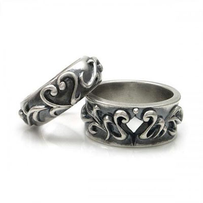 ≪DAgDART/ダグダート≫【ペア】ハート シルバーペアリング /刻印可能