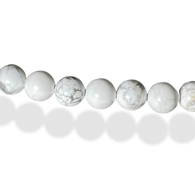 ≪FatimaDesign/ファティマデザイン≫ストーンネックレス・ハウライト　10mm玉