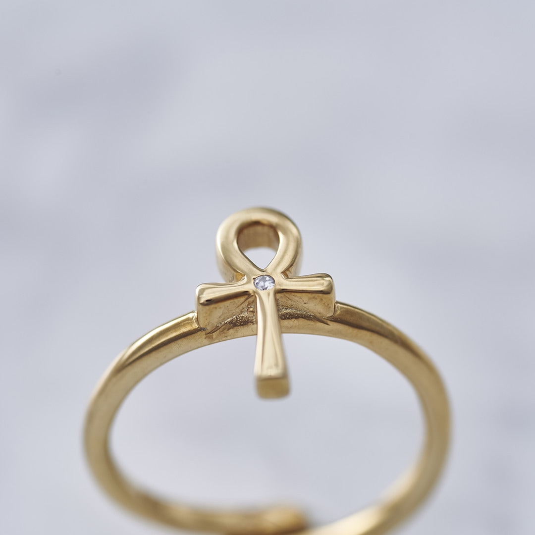 ≪Crescent Luna/クレセントルナ≫TRANSPORTER RING/トランスポーターリング GOLD