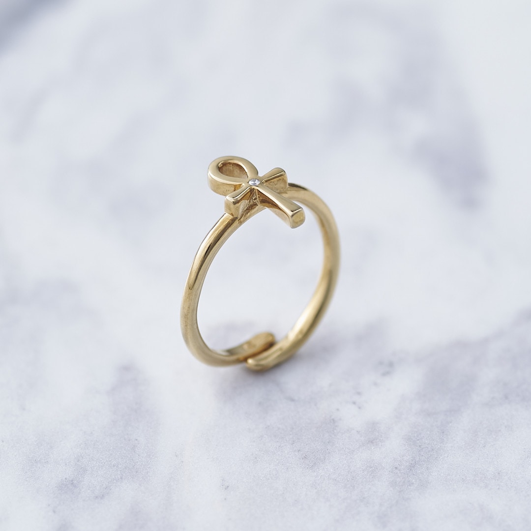 ≪Crescent Luna/クレセントルナ≫TRANSPORTER RING/トランスポーターリング GOLD