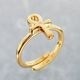 ≪Crescent Luna/クレセントルナ≫TRANSPORTER RING/トランスポーターリング GOLD
