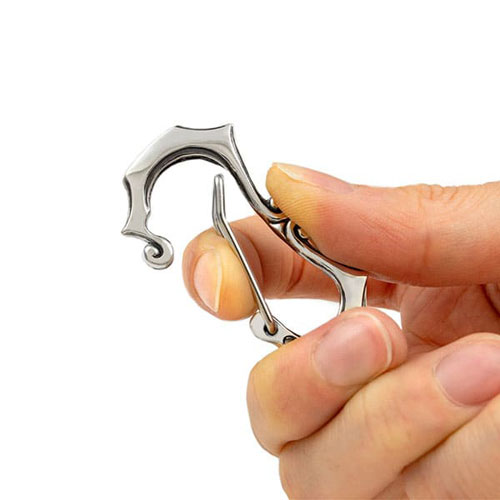 ≪DAgDART/ダグダート≫カラビナフック キーホルダー シルバー D.four ディーフォー DF-062