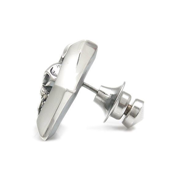 ≪DAgDART/ダグダート≫【Glass】スカルモチーフ シルバーラペルピン