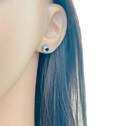 ≪AQUA FORTIS/アクアフォーティス≫シルバースタッドピアス(片耳用)