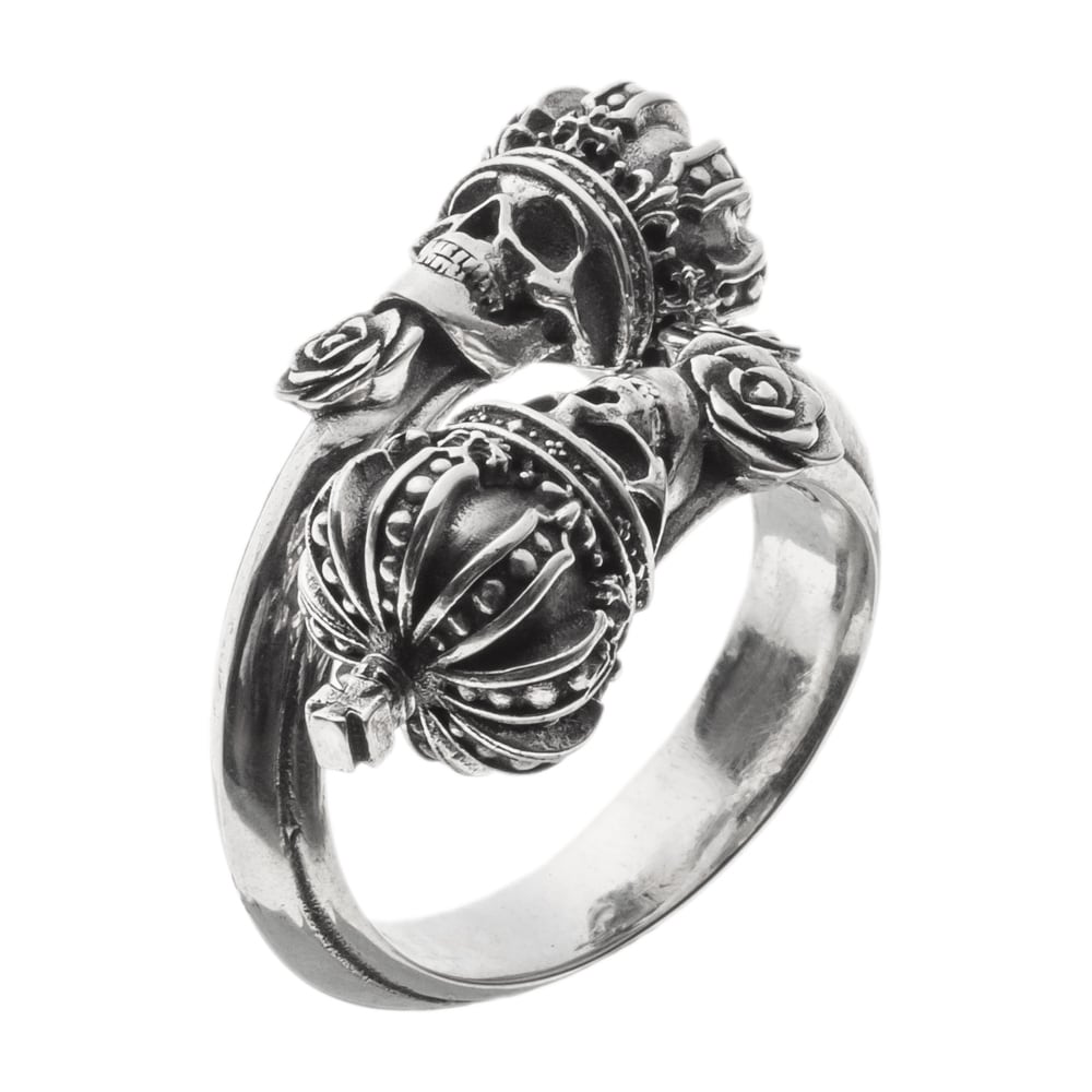 ≪Artemis Kings/アルテミスキングス≫ツインスカルクラウンリング