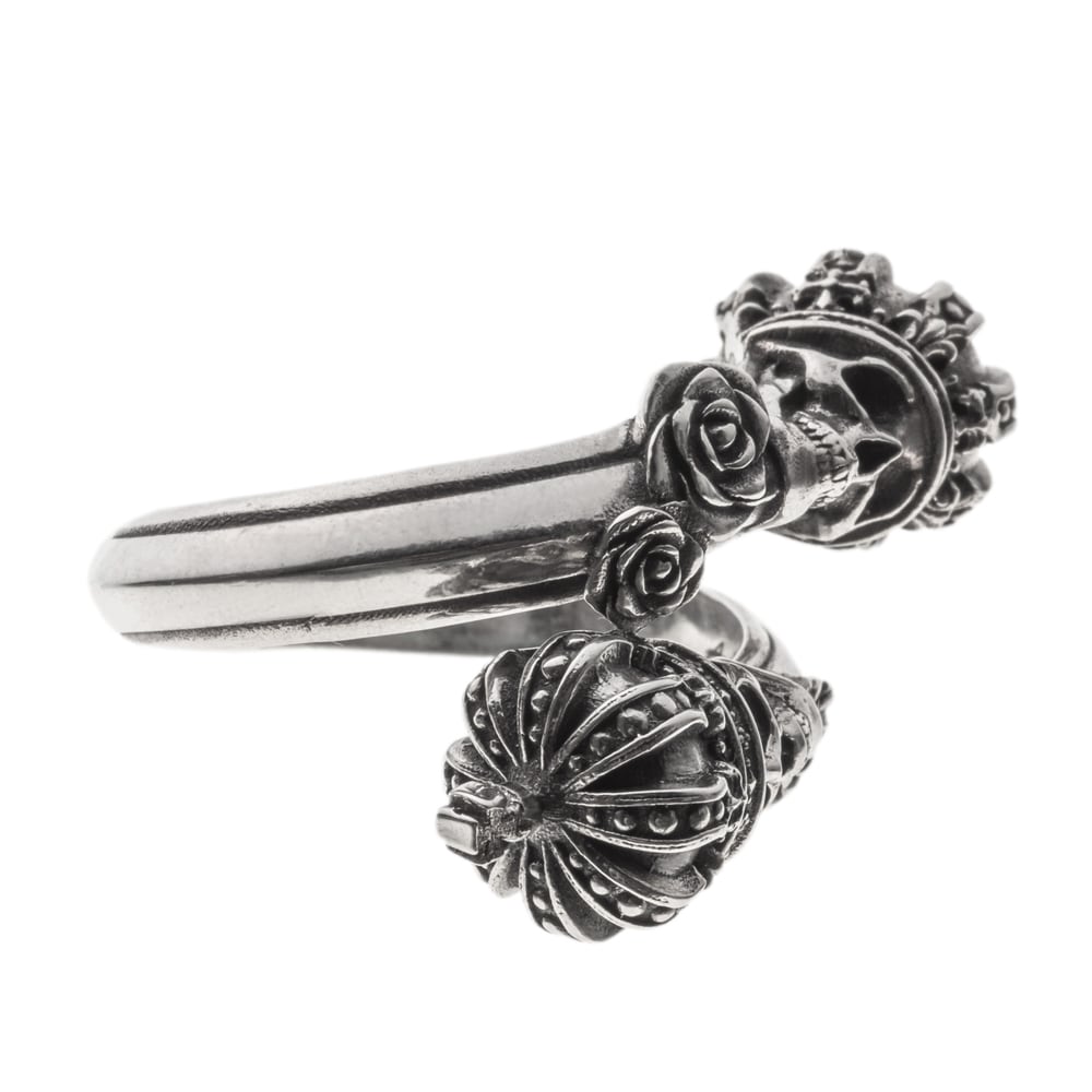 ≪Artemis Kings/アルテミスキングス≫ツインスカルクラウンリング