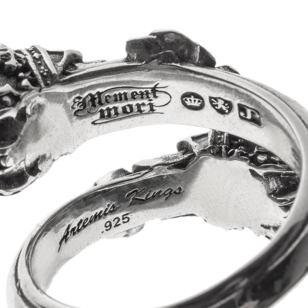 ≪Artemis Kings/アルテミスキングス≫ツインスカルクラウンリング