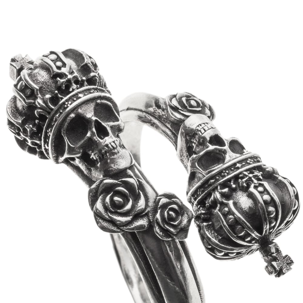 ≪Artemis Kings/アルテミスキングス≫ツインスカルクラウンリング