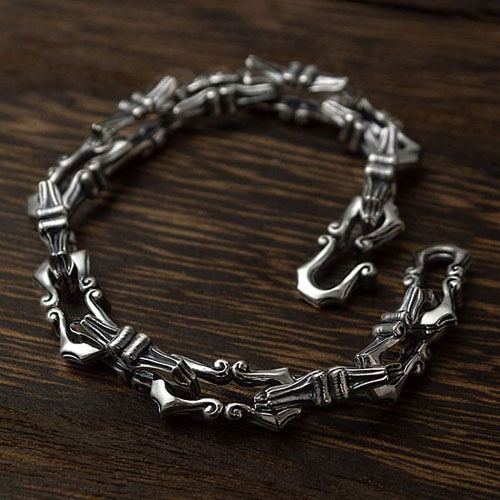 ≪DAgDART/ダグダート≫【D.four】　シルバーブレスレット [DF-061]