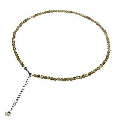 ≪FatimaDesign/ファティマデザイン≫ストーンネックレス・スモーキークオーツ/癒し