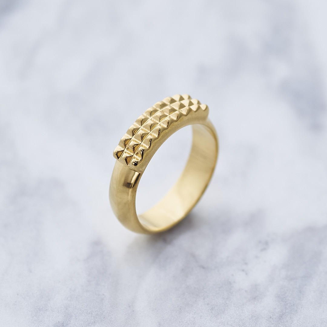 ≪Crescent Luna/クレセントルナ≫TACHUELA RING /タチュエラリング GOLD