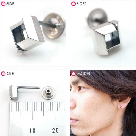 ≪DAgDART/ダグダート≫【Glass】シルバーピアス 