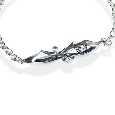 ≪DAgDART/ダグダート≫【ペア】アラベスク シルバーペアブレスレット 