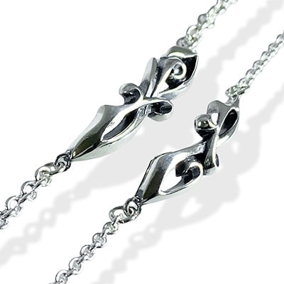 ≪DAgDART/ダグダート≫【ペア】アラベスク シルバーペアブレスレット 