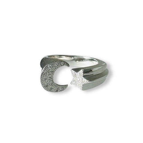 ≪Crescent Luna/クレセントルナ≫ LUNA ESTRELLA RING TYPE B　シルバー