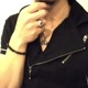 ≪FatimaDesign×ゴアグロ≫ファティマアイストーンブレスレットWH