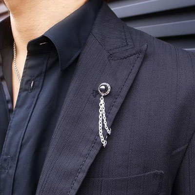 ≪DAgDART/ダグダート≫【Dice】ブラックパール×シルバーラペルピン /DK-047