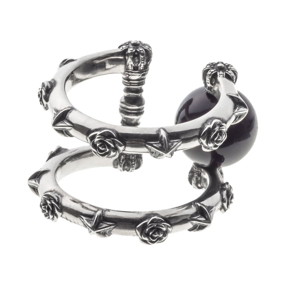 ≪Artemis Kings/アルテミスキングス≫オニキスローズスターイヤーカフ/片耳分