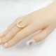 ≪Crescent Luna/クレセントルナ≫CONCHA LUNA RING /コンチャルナリング GOLD