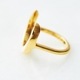 ≪Crescent Luna/クレセントルナ≫CONCHA LUNA RING /コンチャルナリング GOLD