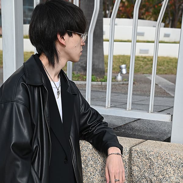 ≪DAgDART/ダグダート≫【D.four -ROSSO-】メンズ シルバーネックレス◇RUDO Accessory Vol.4掲載アイテム 