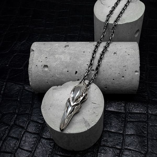 ≪DAgDART/ダグダート≫【D.four -ROSSO-】メンズ シルバーネックレス◇RUDO Accessory Vol.4掲載アイテム 