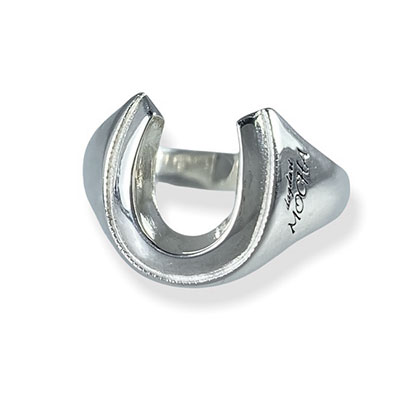 ≪DAgDART/ダグダート≫【MOCHA】ホースシュー ピンキー シルバーリング /DR-357　刻印可能