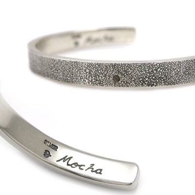 ≪DAgDART/ダグダート≫【MOCHA】スモーキークォーツ×シルバーバングル