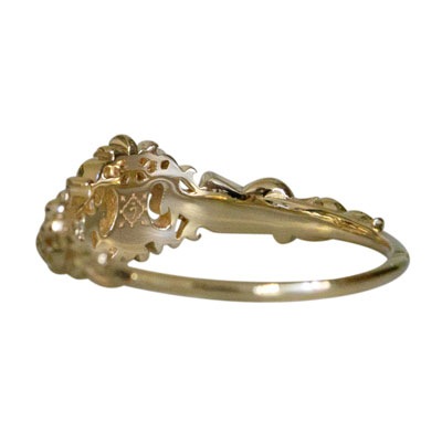 銀時Presents≪うみくん × Fatima Design コラボアクセサリー　Vol.2≫リング　K10　イエローゴールド