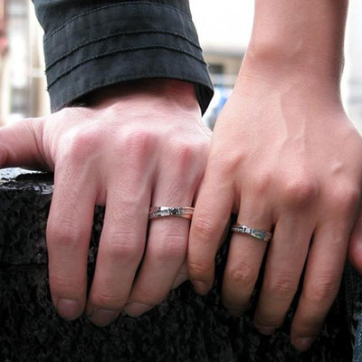 ≪DAgDART/ダグダート≫【ペア】選べる誕生石　ストーン×シルバーペアリング /刻印可能