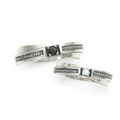 ≪DAgDART/ダグダート≫【ペア】選べる誕生石　ストーン×シルバーペアリング /刻印可能