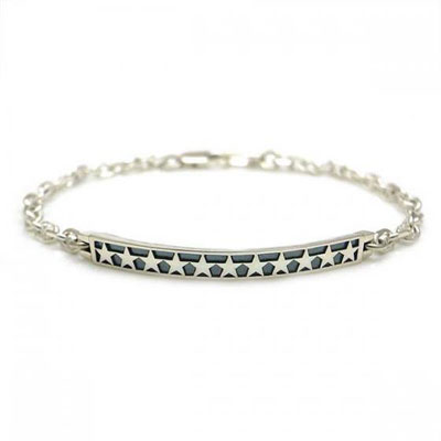 ≪DAgDART/ダグダート≫【ペア】スター シルバーペアブレスレット 