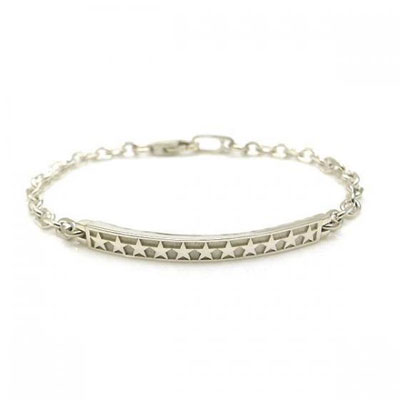 ≪DAgDART/ダグダート≫【ペア】スター シルバーペアブレスレット 